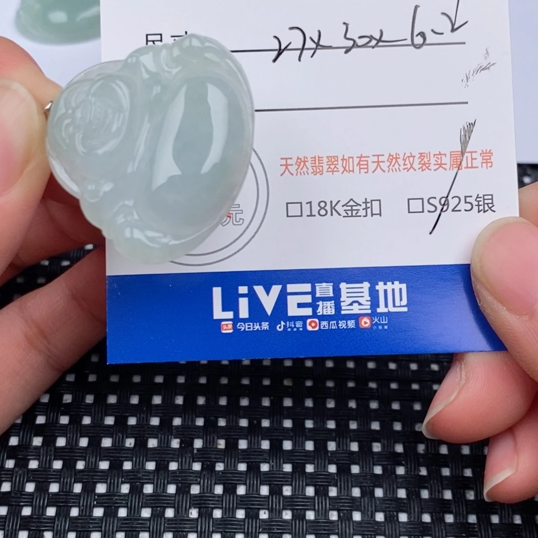 翡翠银S925镶嵌颈饰