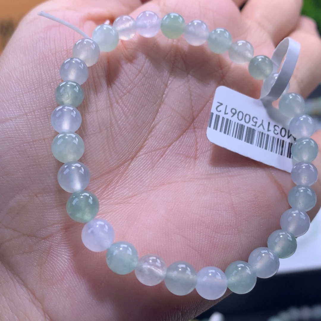 翡翠未镶嵌手链卡6