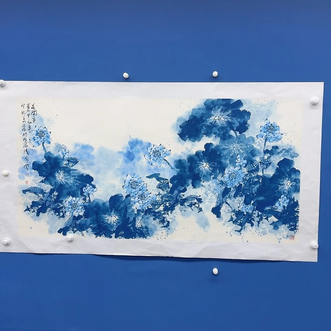 国画多次参加国内外大型