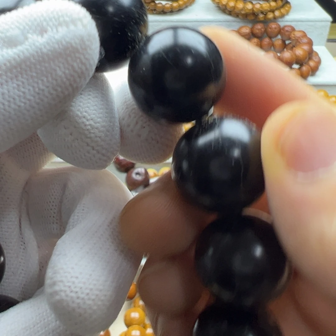 福***满紫金鼠手串紫金鼠闪12