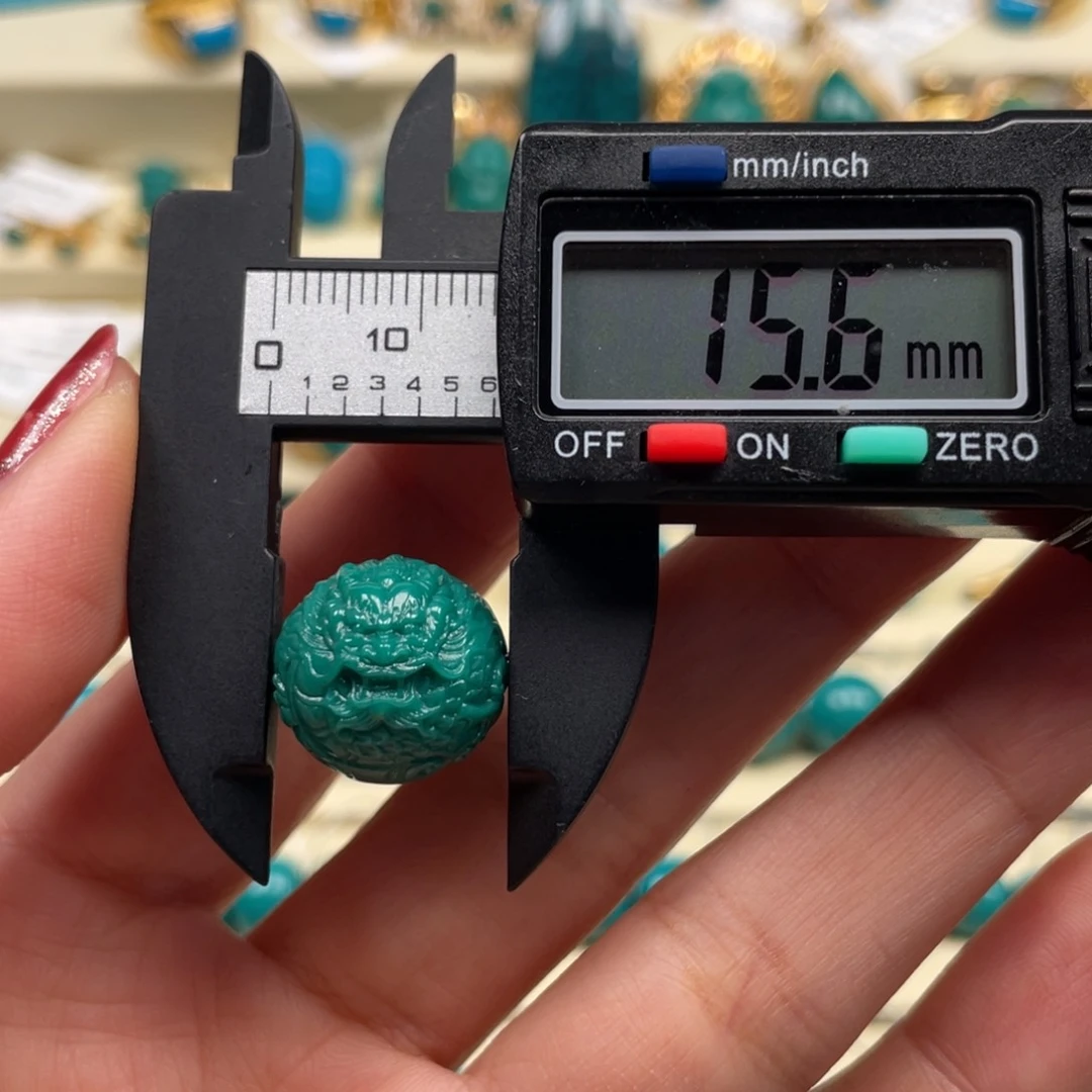 未镶嵌绿松石珠宝奇石龙珠