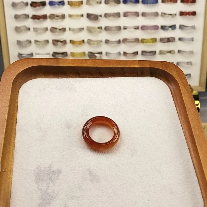 玛瑙/玉髓未镶嵌戒指