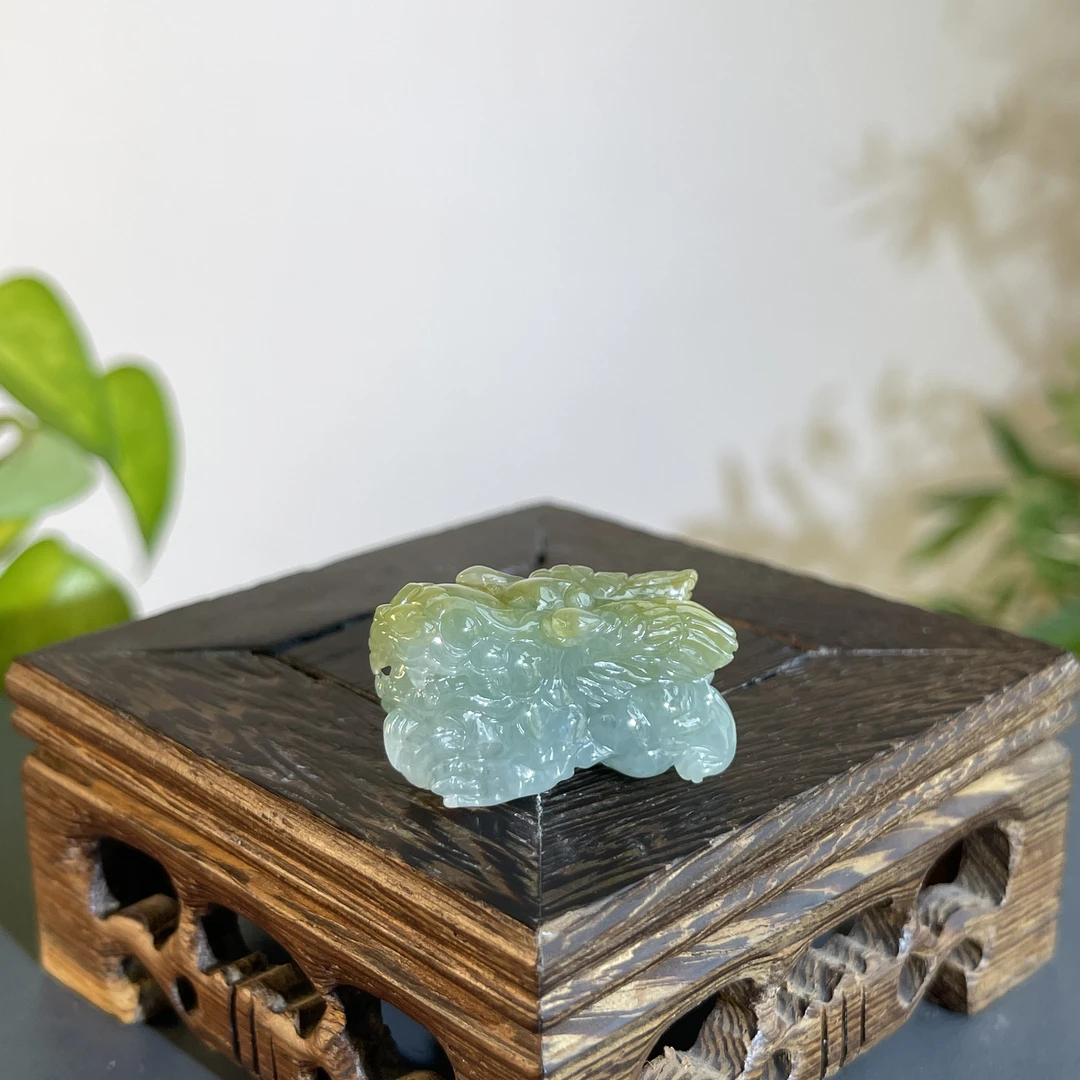 JTA28-015 天然翡翠缅甸A货 飞天貔貅