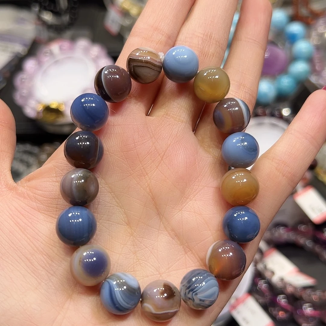 Y***宁玛瑙/玉髓未镶嵌手链Sg11岗仁波齐