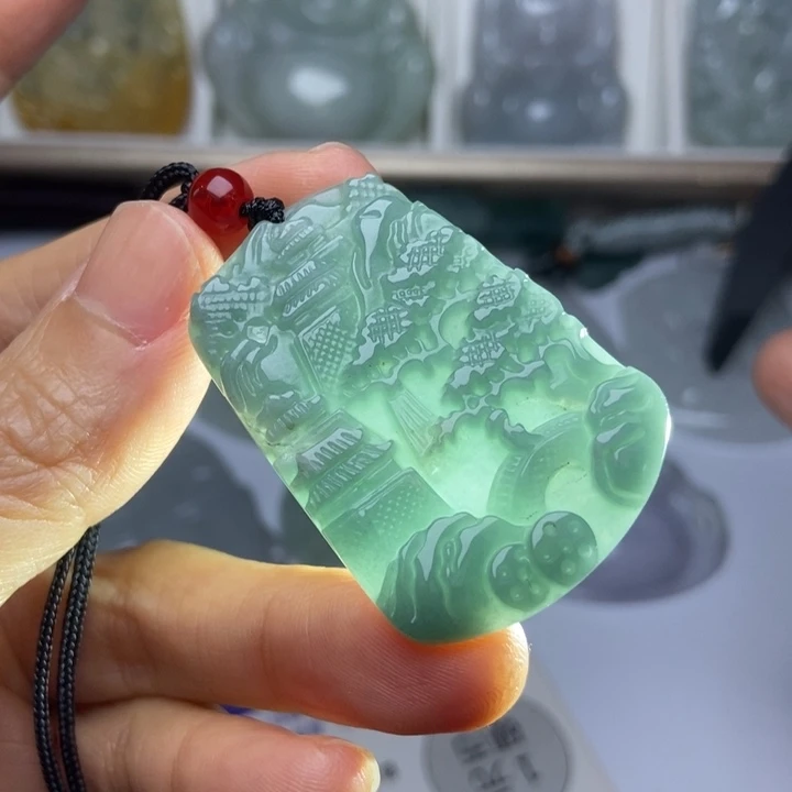 翡翠未镶嵌颈饰翡翠