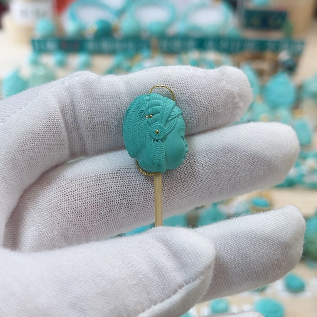 绿松石珠宝奇石未镶嵌