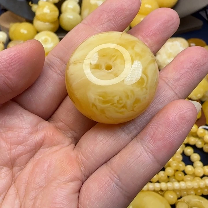 蜜蜡颈饰未镶嵌天然蜜蜡