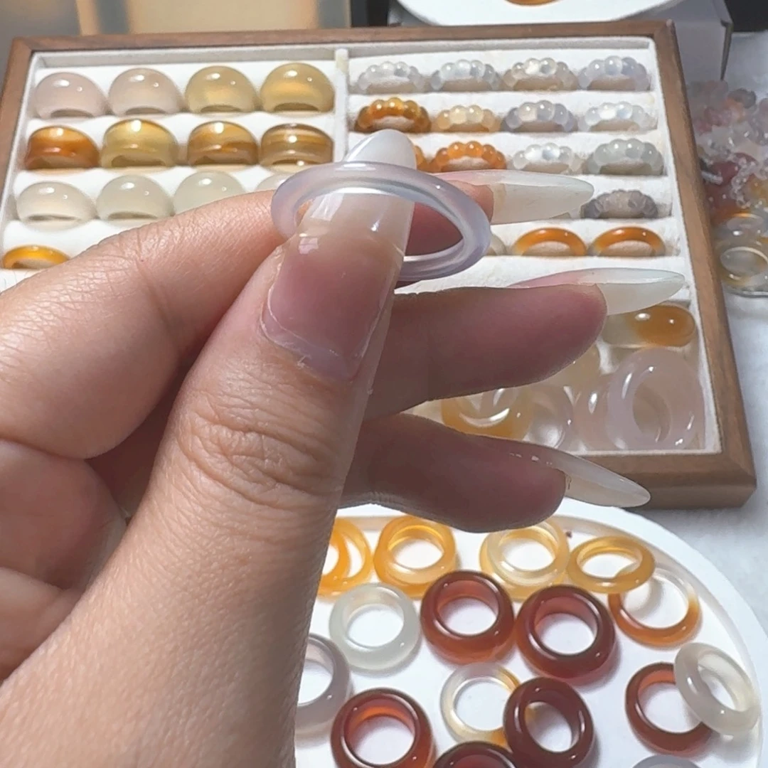 合金戒指玛瑙/玉髓187港17