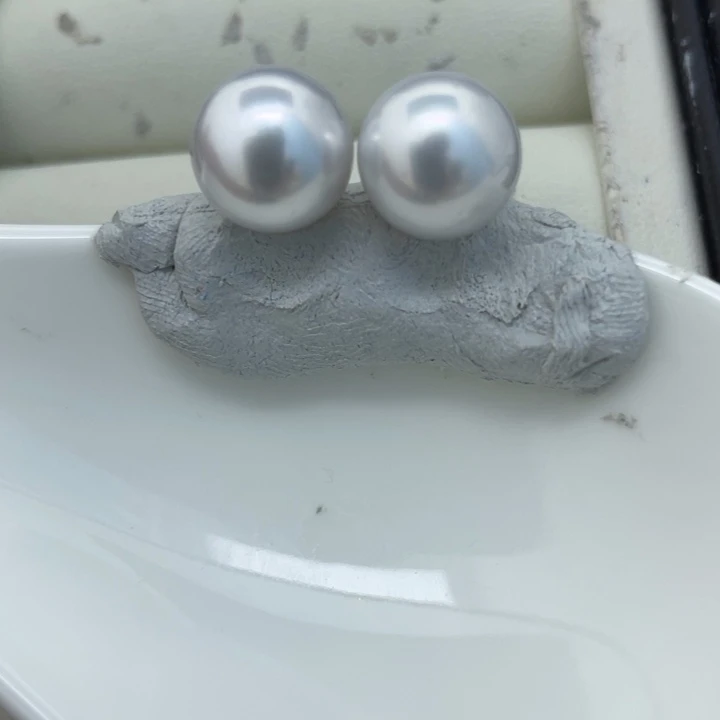 海水珍珠耳饰未镶嵌