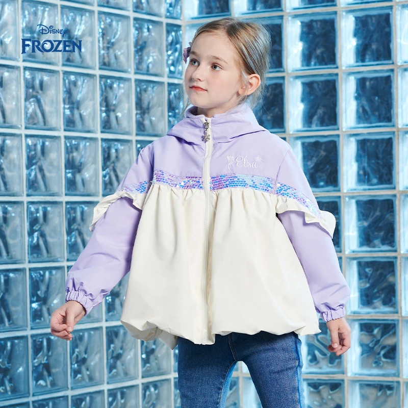 Disney/迪士尼冰雪奇缘女童新款秋季加厚长袖两件套套装