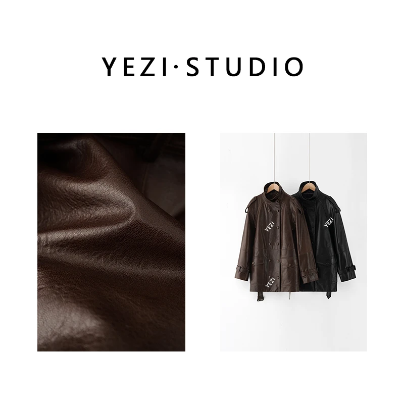 【西雅图】黑标版2025早春英国进口奢牌同源皮料秀场款皮衣25191116