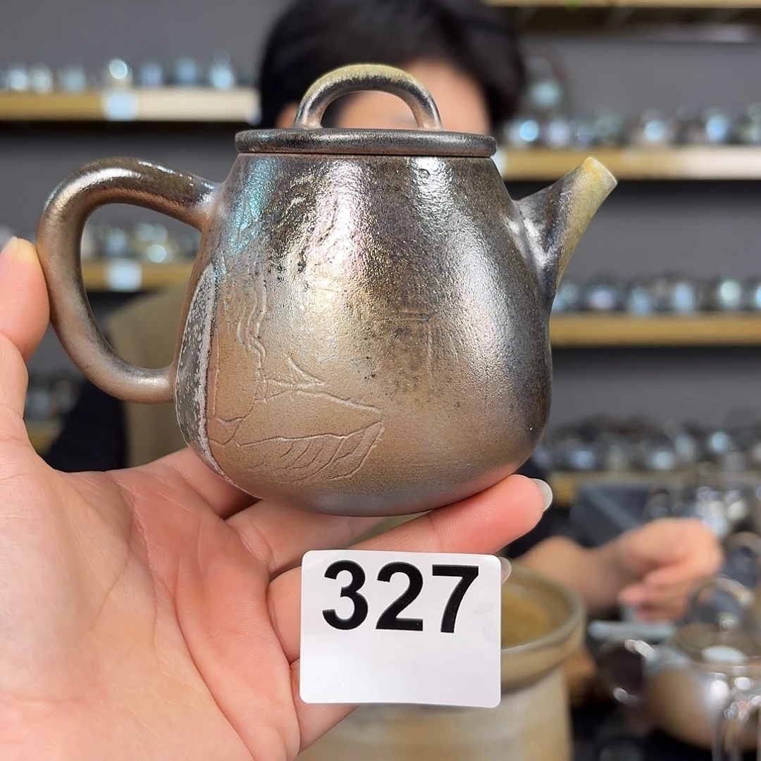 坭兴陶纯柴烧原矿泥料纯手工壶200毫升