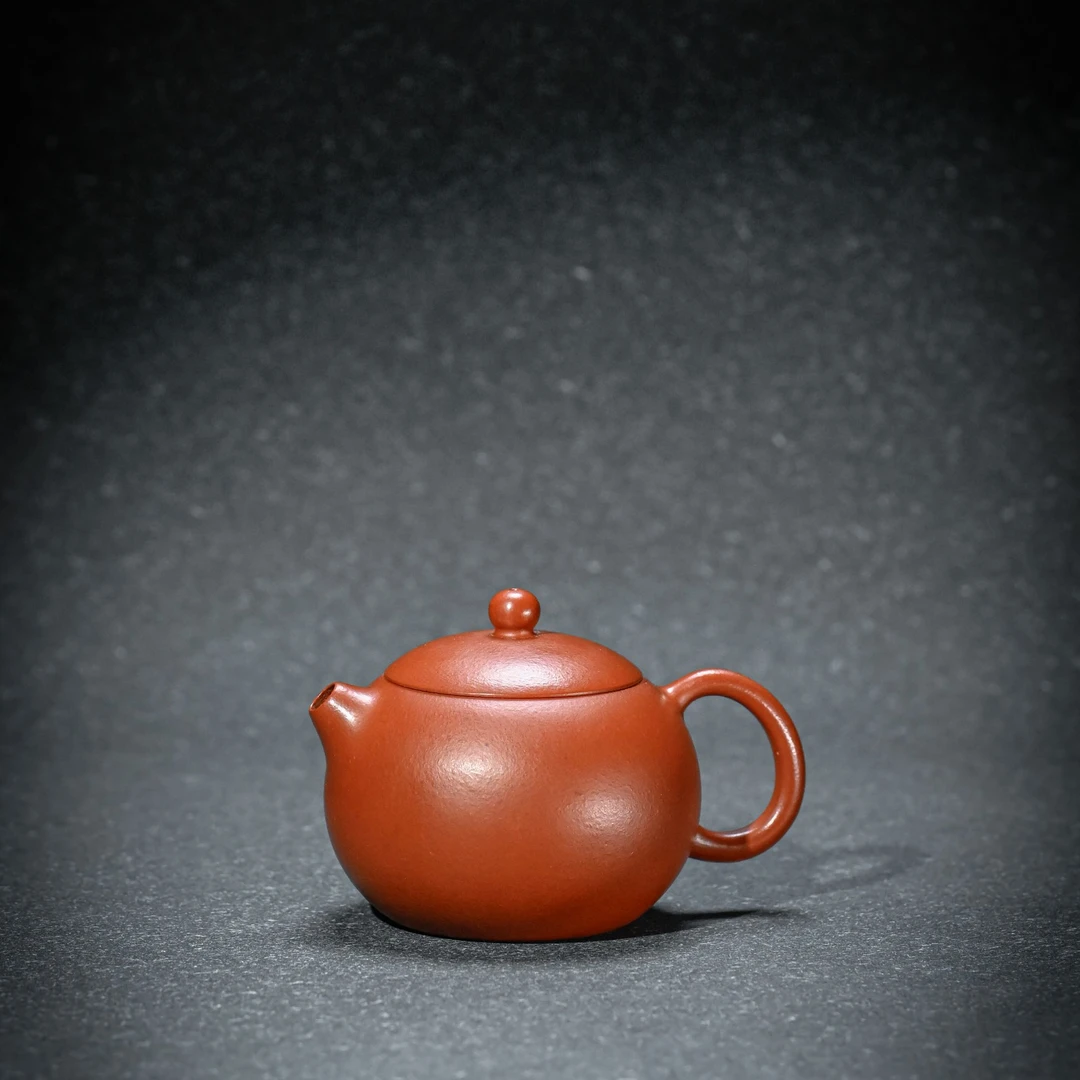 【朱泥·西施壶】宜兴原矿紫砂朱泥精工制作西施 翟 170cc