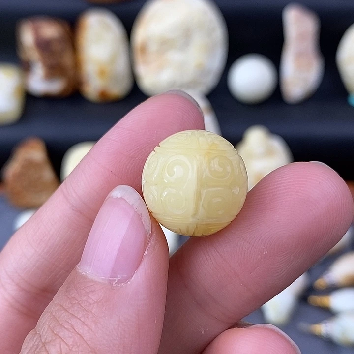 琥珀未镶嵌裸石16回文a788小微瑕