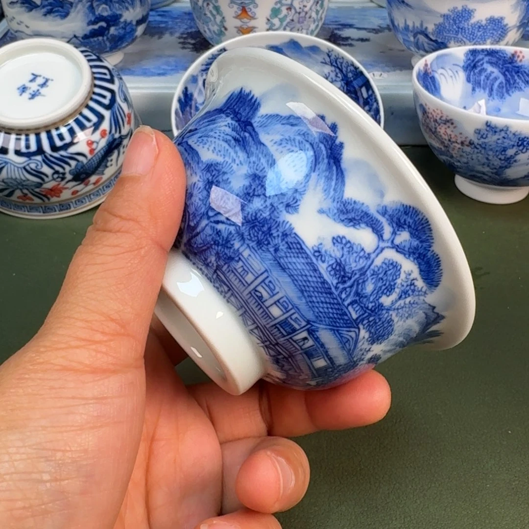 陶景德镇纯手绘茶具圆圆235