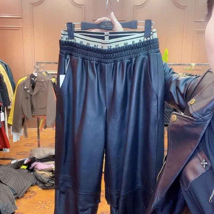 110……120斤皮长裤