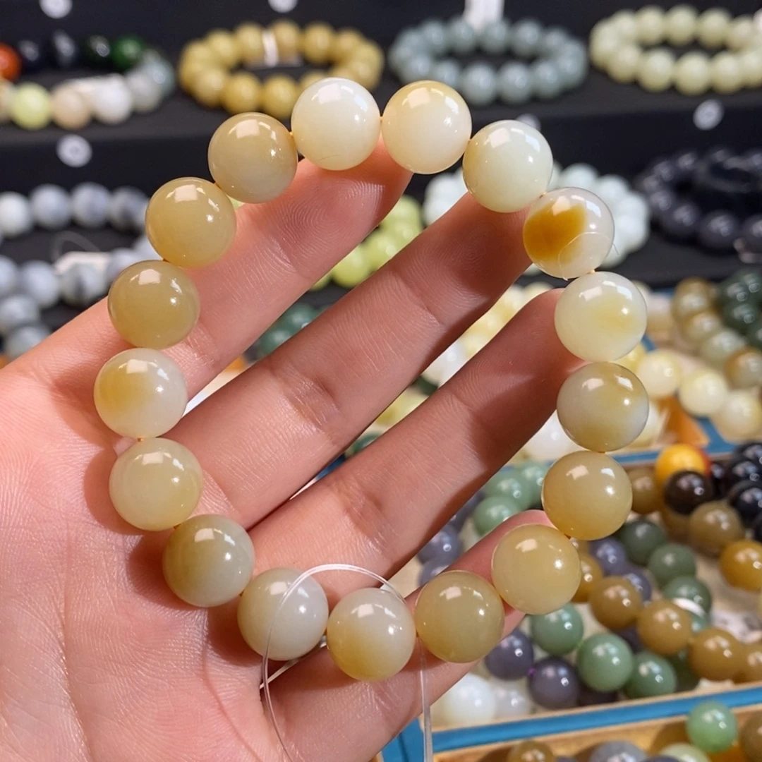和田玉手串未镶嵌W 12