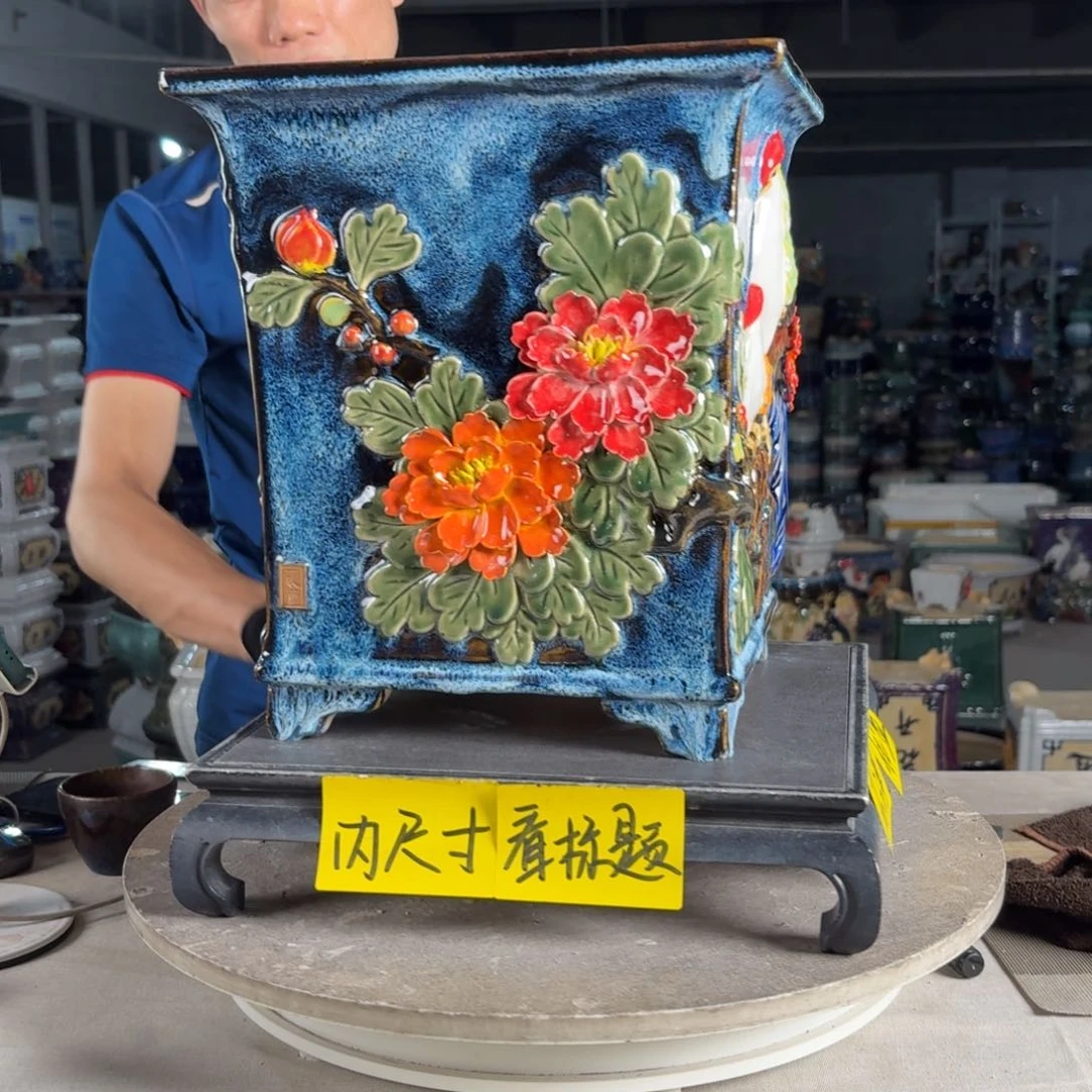 一风堂石湾花盆 内22*27