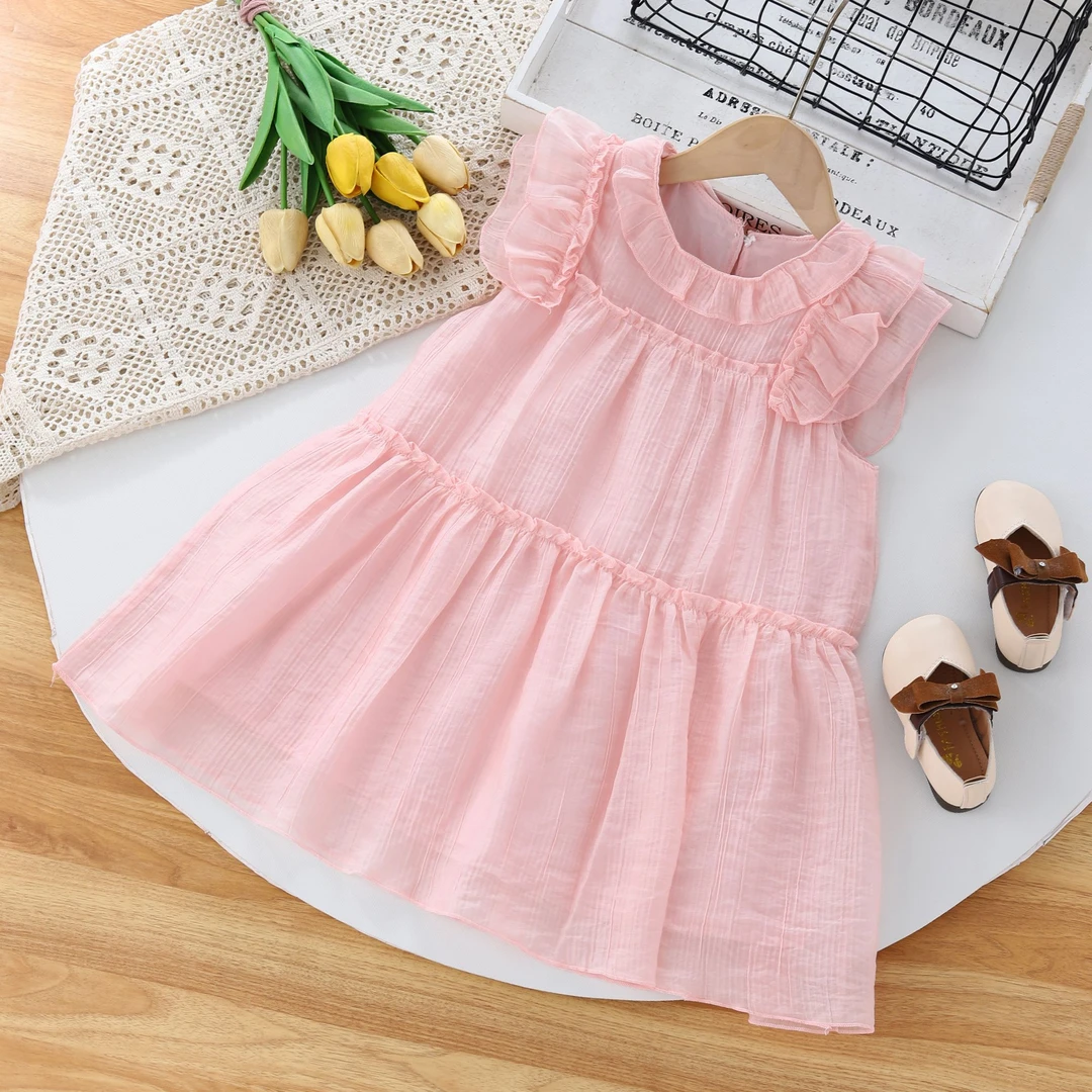 女童夏季公主裙蓬蓬裙儿童连衣裙bra童装小女孩韩版洋气婴儿宝宝