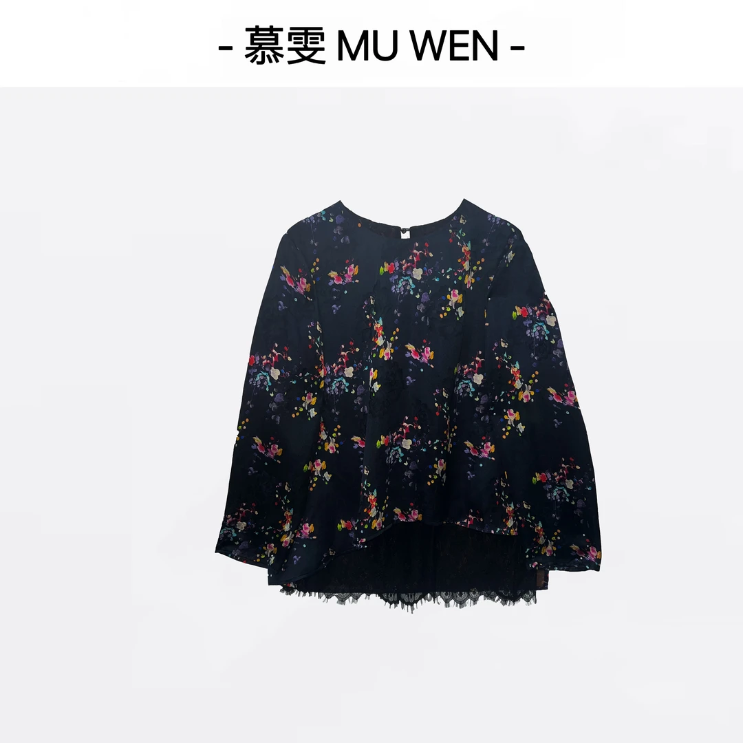 【如意】早秋国风提花显瘦休闲上衣251456288