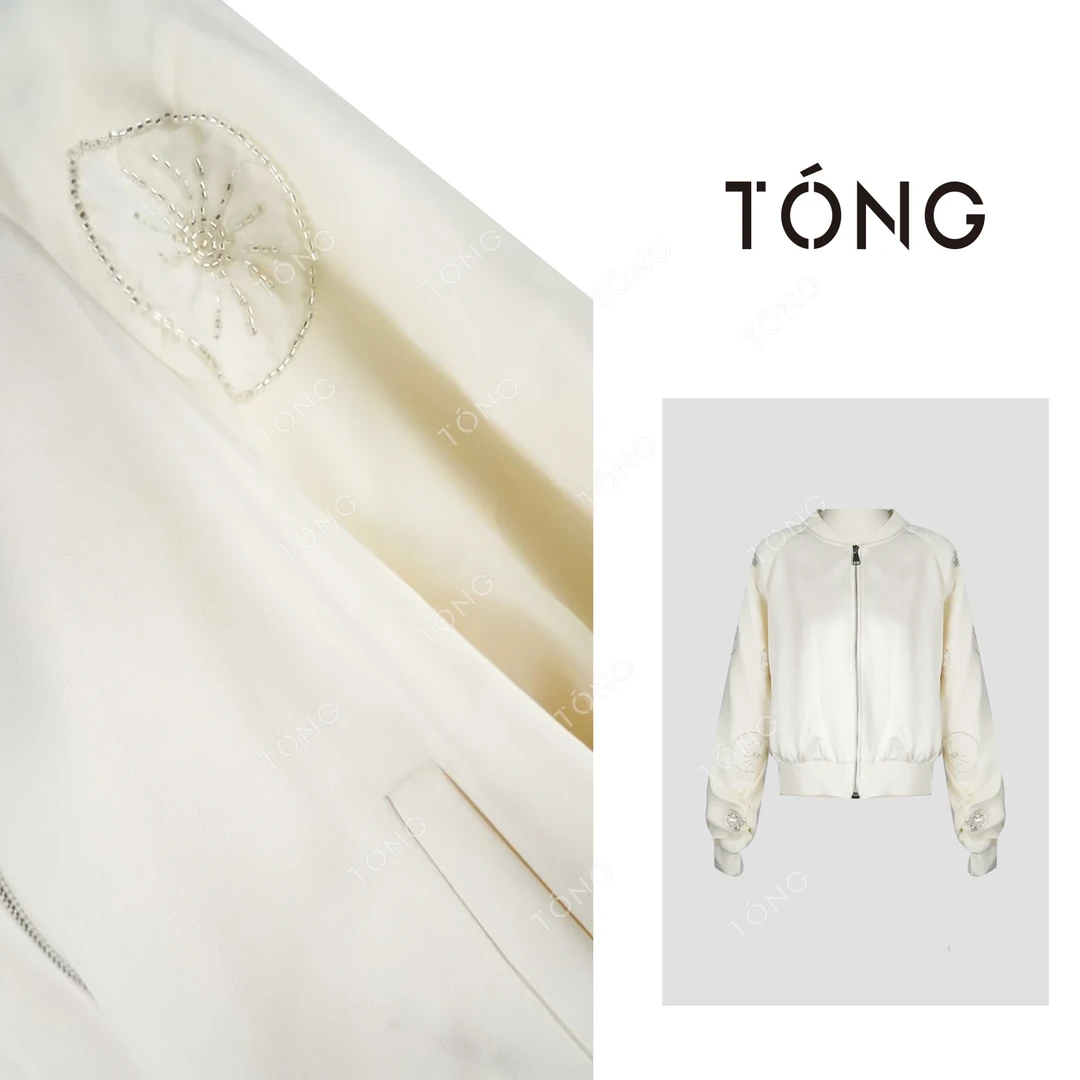 【琥塰】2025年春季新款艺术感提花棒球服欧若风外套 YW030