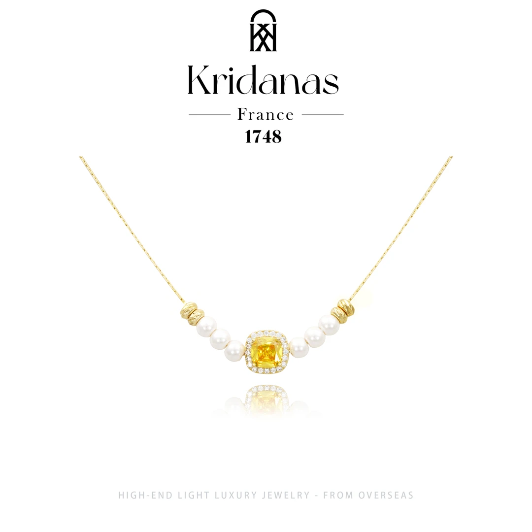 【月华熔金】Kridanas春季限定珠珠项链F4167