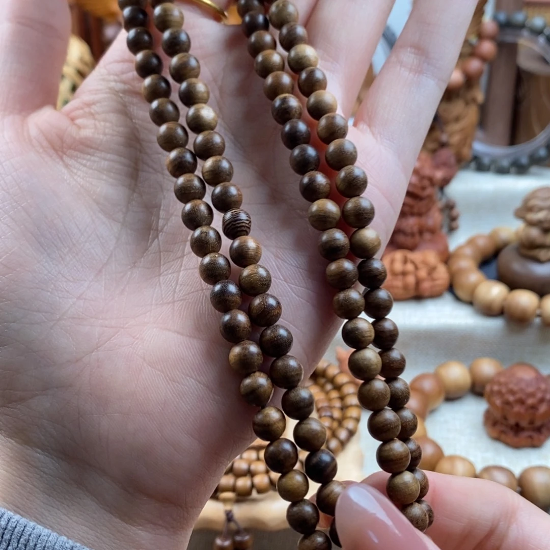 檀香木手串/手链迈索尔，老山檀香，奶香06瑕