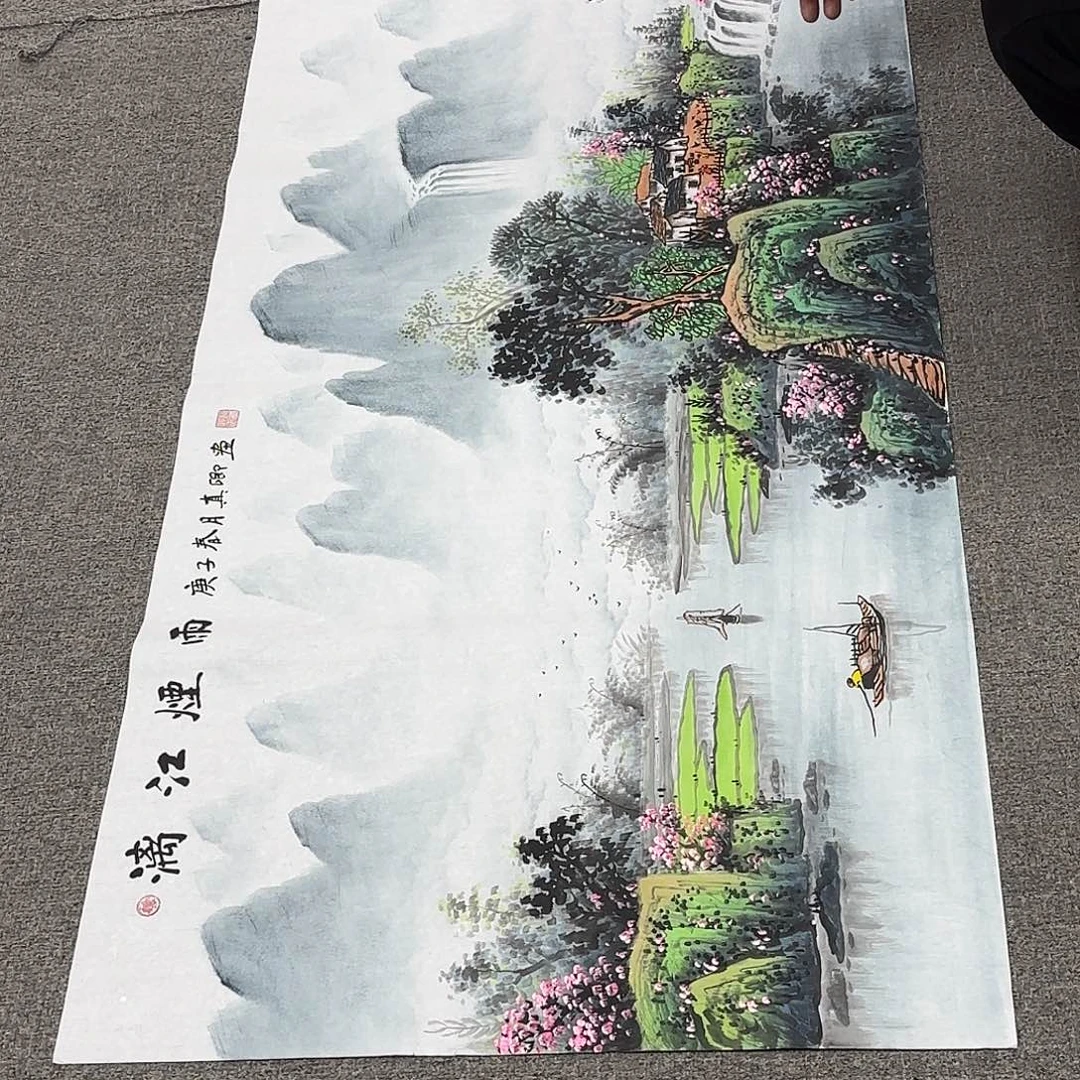 国画国画作品多次在国内外大展