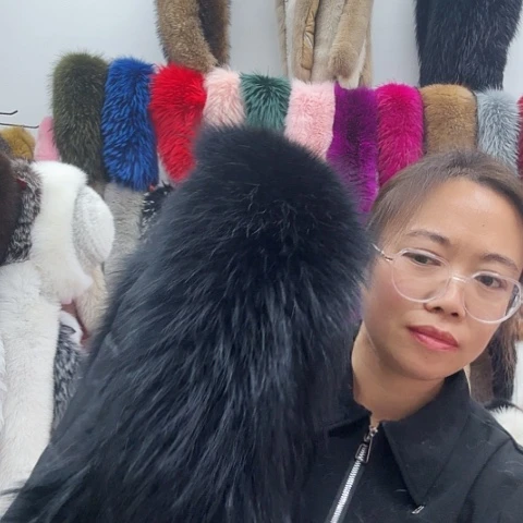 现***然狐狸毛貉子毛貉子毛大毛领