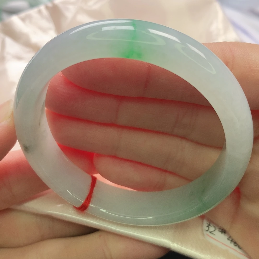 翡翠未镶嵌手镯缅甸52