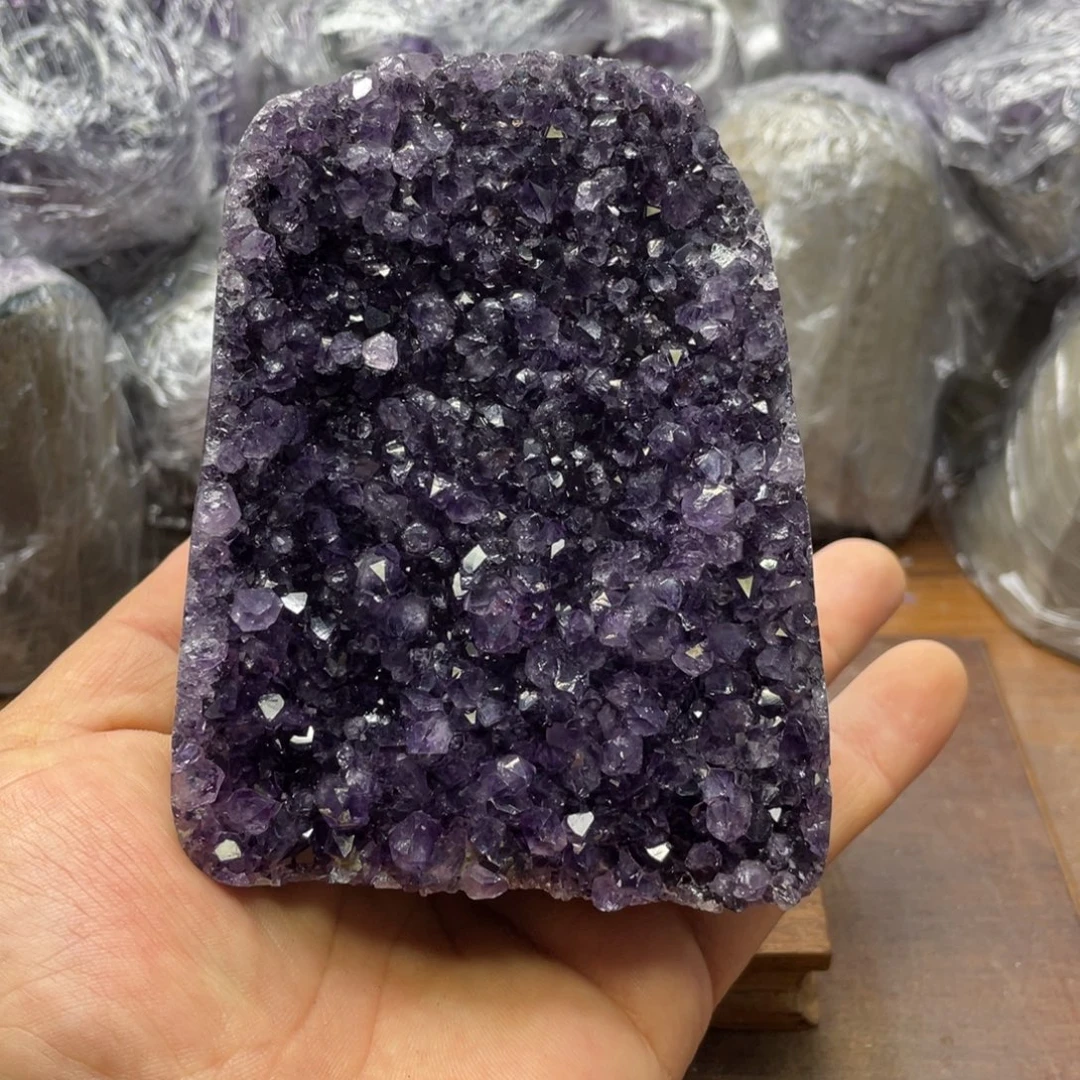 紫晶摆件未镶嵌紫晶