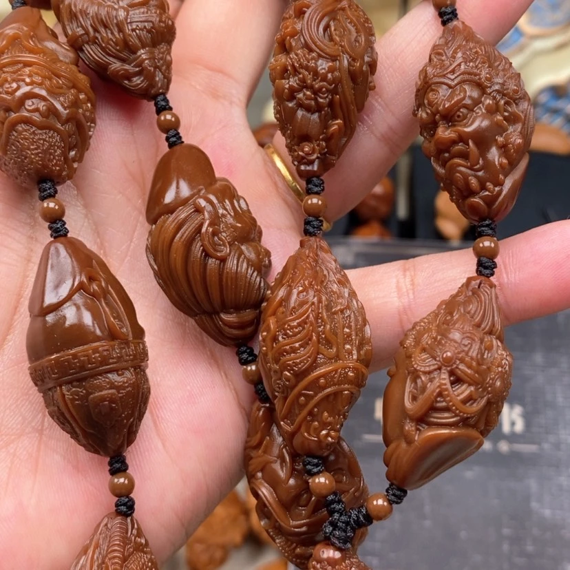 【闪购商品】橄榄核吊坠橄榄手工雕刻