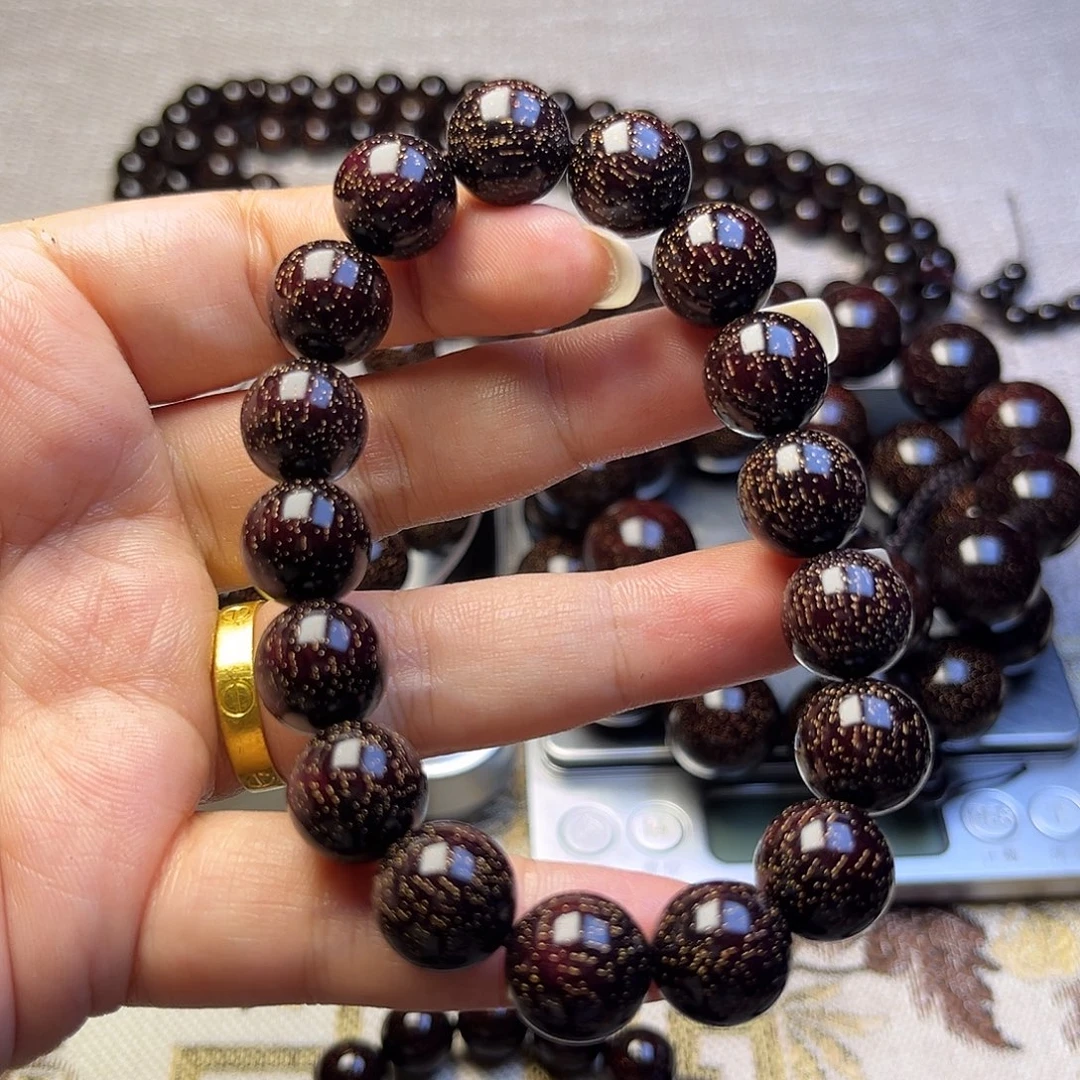 檀香紫檀（小叶紫檀）1.2 17颗爆星