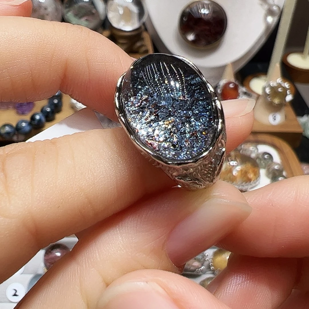 微***尘珠宝半成品水晶银S925镶嵌