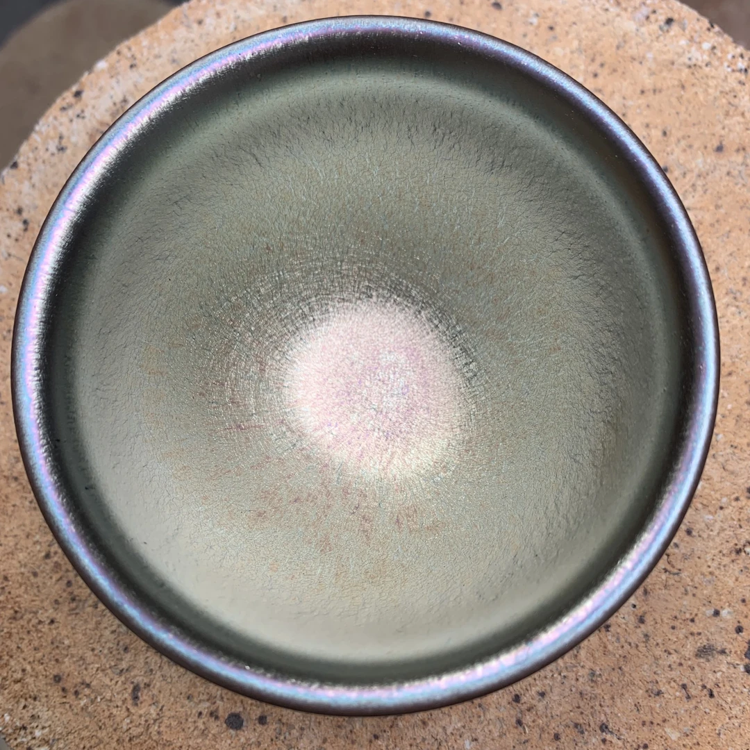 手工茶器 彩金糖果金【流光溢彩】主人杯