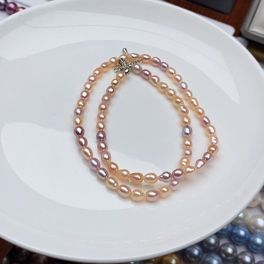 颈饰淡水珍珠银S925镶嵌