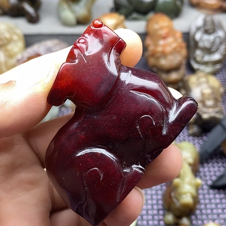 蛇纹石玉合金颈饰