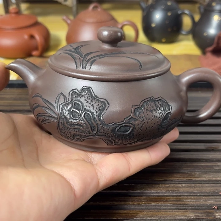 原矿紫砂半手工制作