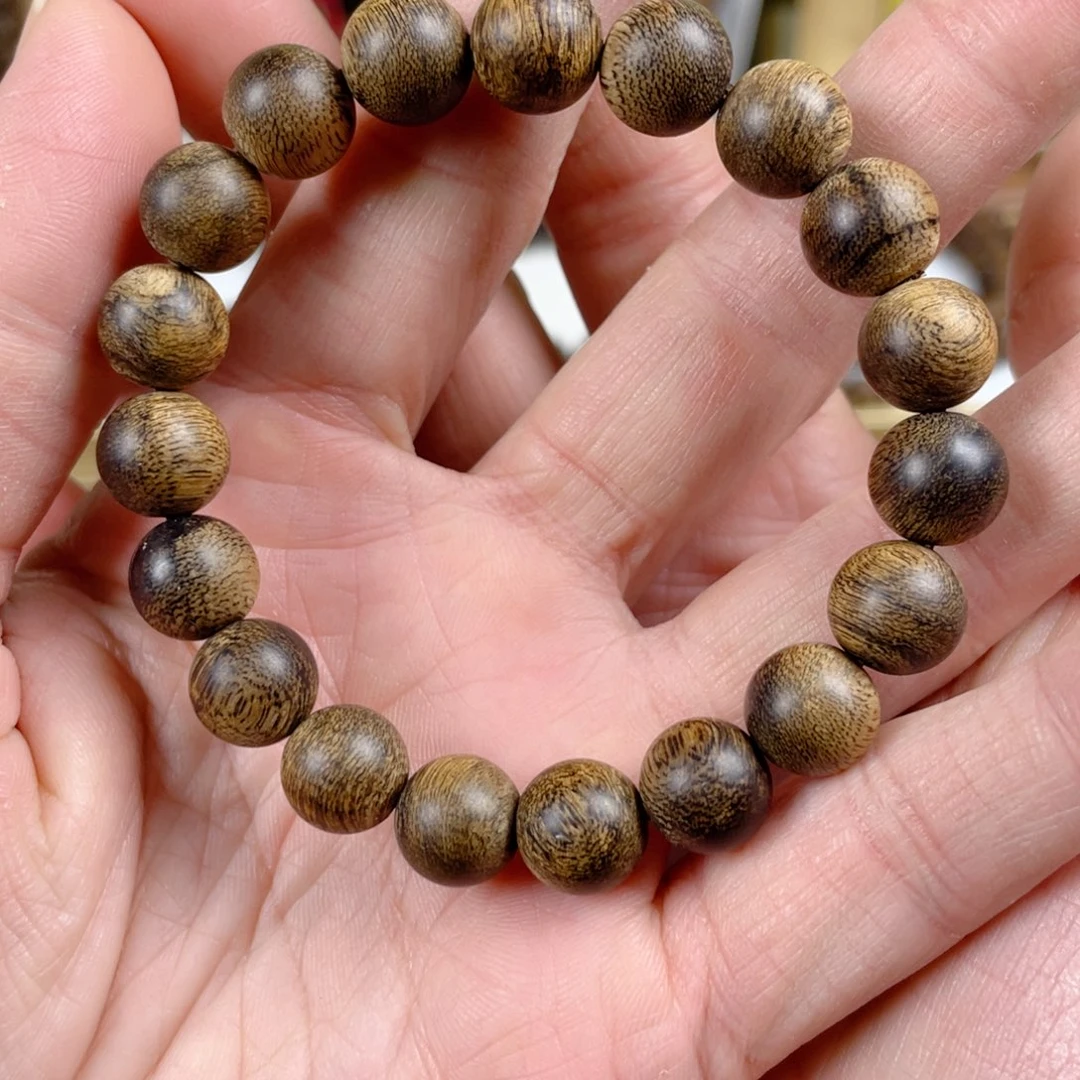 沉香手串越南芽庄白棋老料满瘤疤1.0