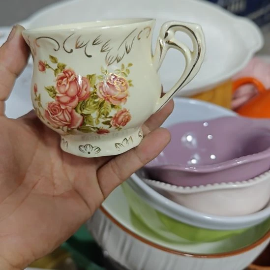 瓷片陶瓷杯碗盘微瑕介意慎拍