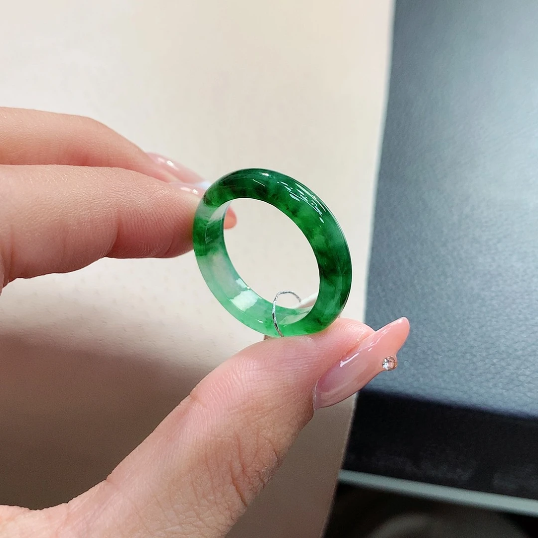 未镶嵌戒指翡翠17.18号