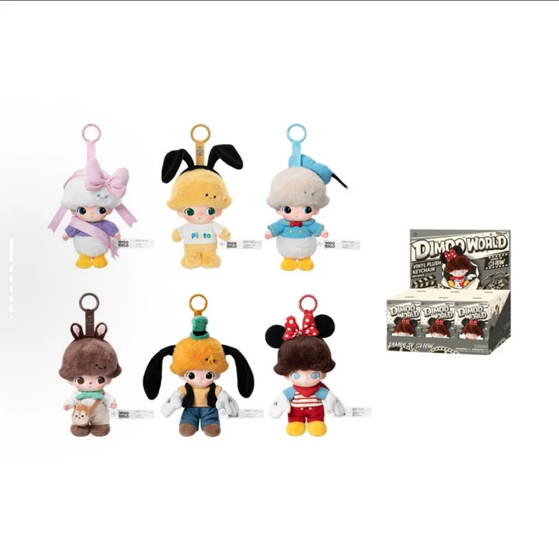 POP MART/泡泡玛特DIMOO 迪士尼系列 搪胶毛绒潮流盲盒挂件