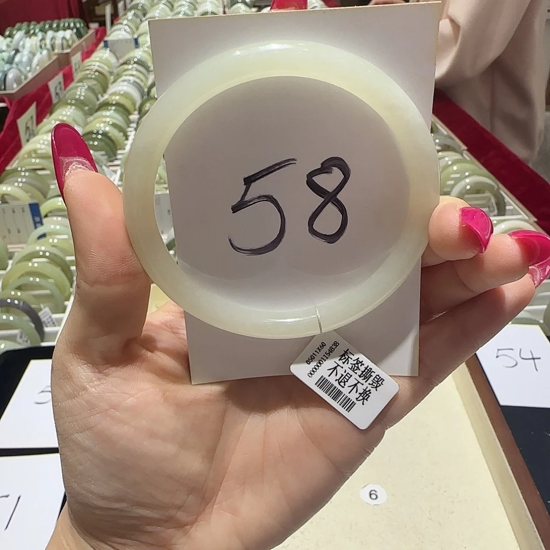 和田玉未镶嵌手镯823