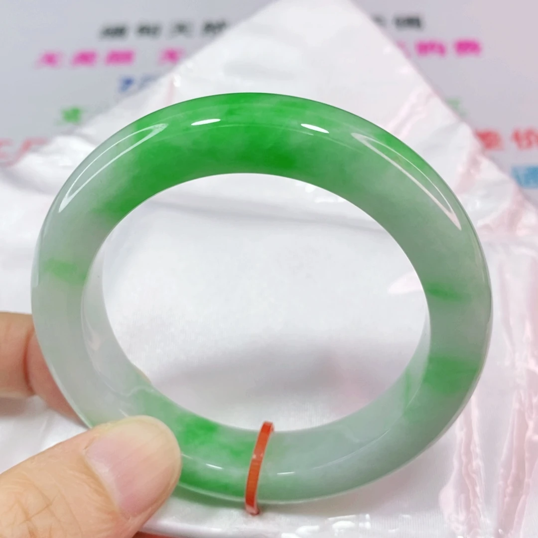 未镶嵌手镯翡翠52.8圈口正圈