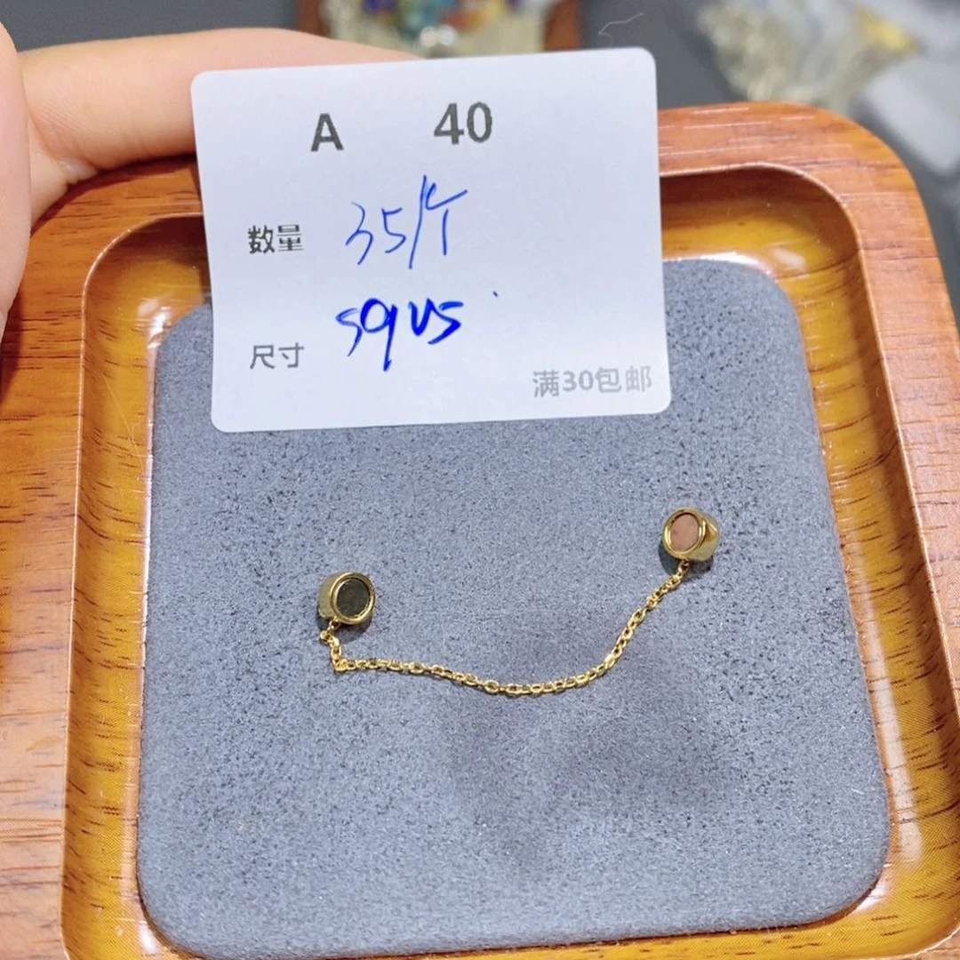 水晶珠宝半成品银S925镶嵌A40