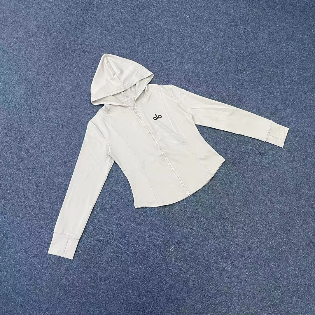 001-200 OIO瑜伽服女秋冬紧身速干运动外套上衣跑步训练健身服