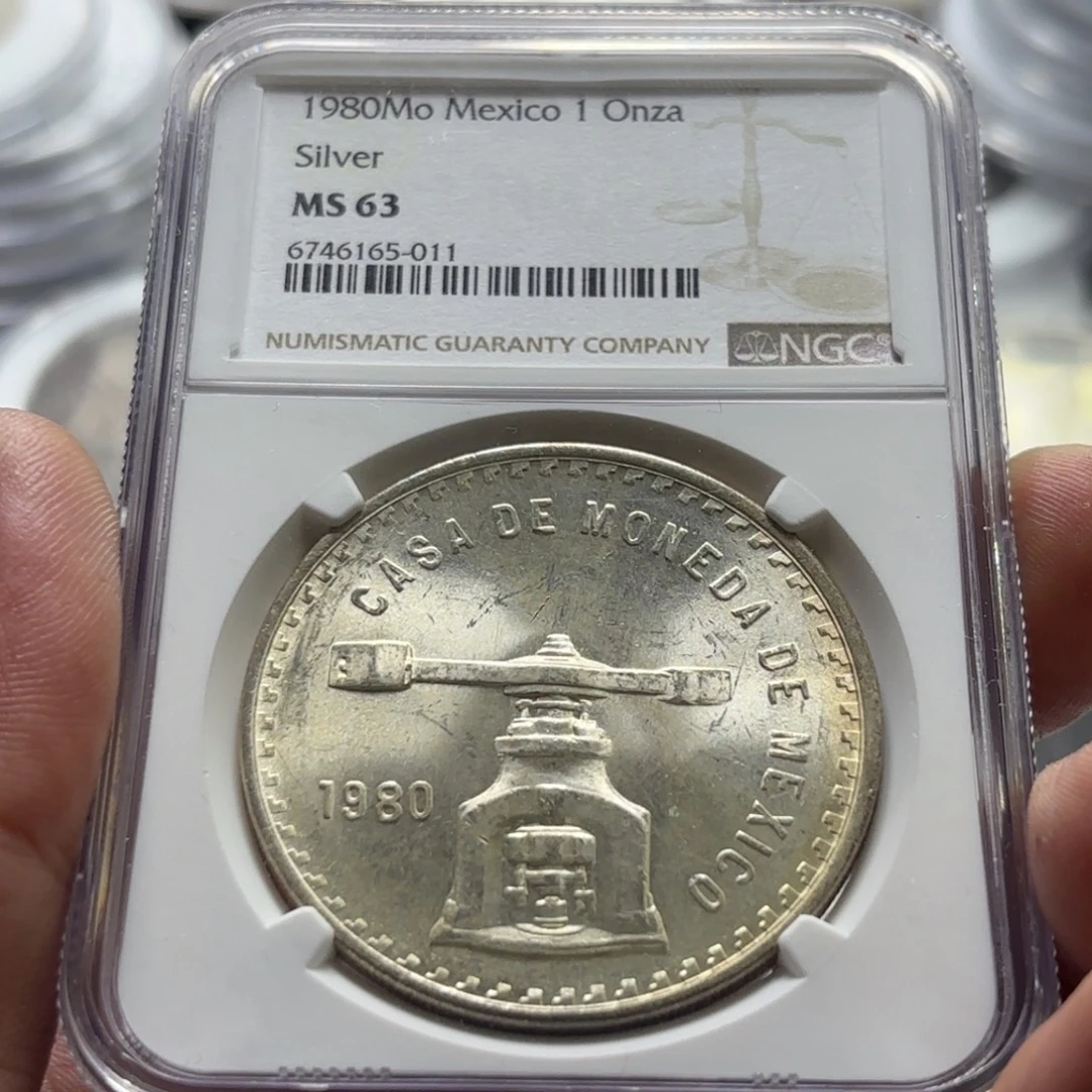 银Ag925墨西哥天平银币33.6克