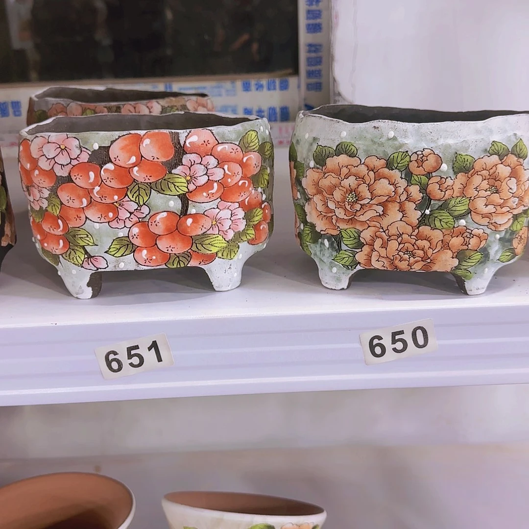 缸佛*陶瓷花盆陶瓷花盆