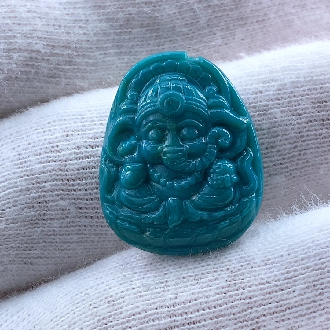 糖***豆未镶嵌绿松石珠宝奇石