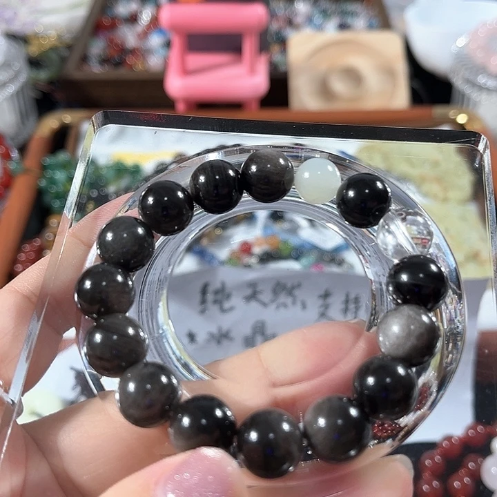 水晶合金手链肖战同款